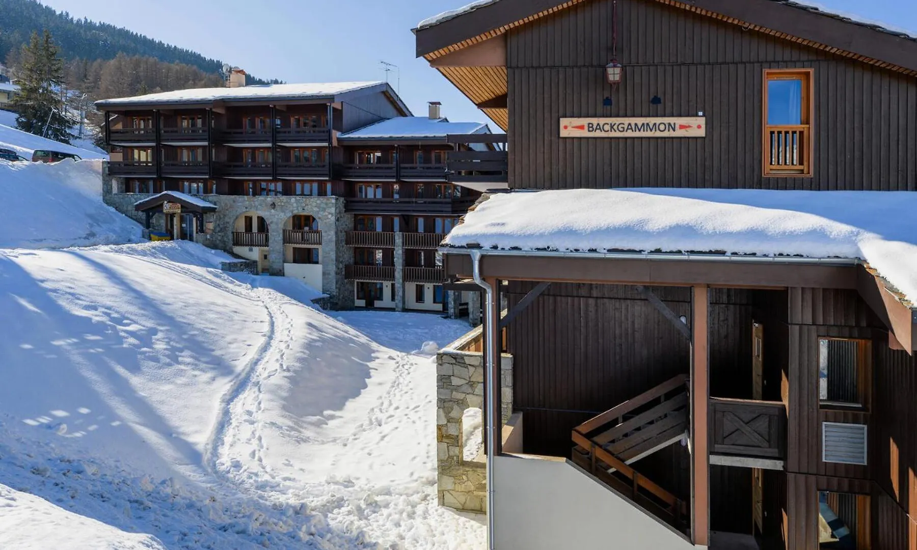 Residence Backgammon - Appartement Confortable - Acces Facile Aux Pistes - Terrasse Mae-3513 La Plagne